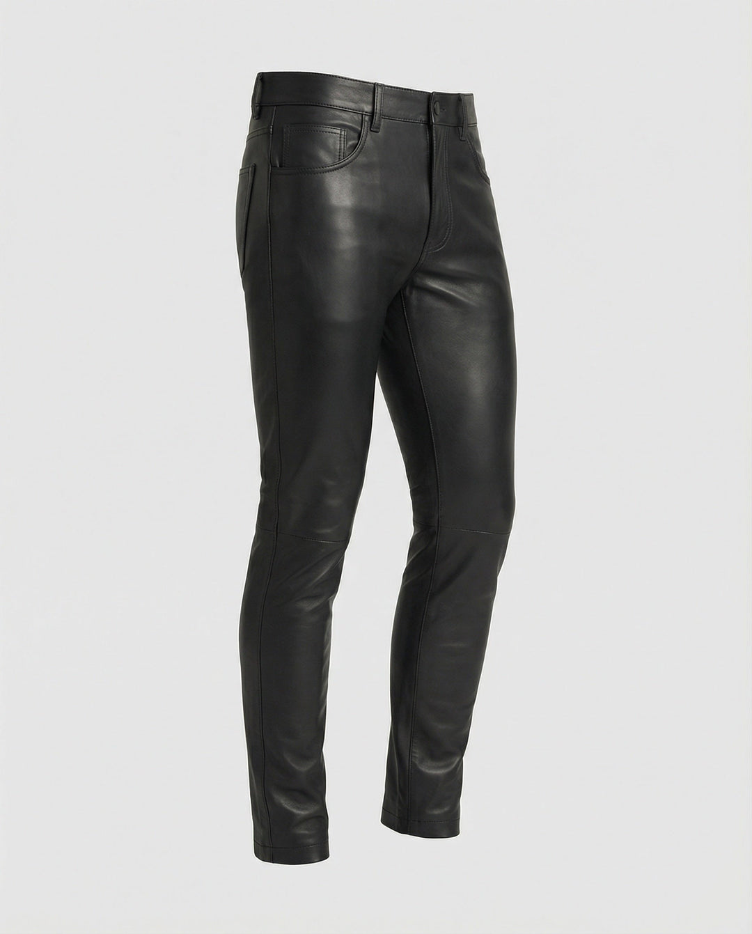 Herren Kunstleder Hose Slim Fit – Sorevano