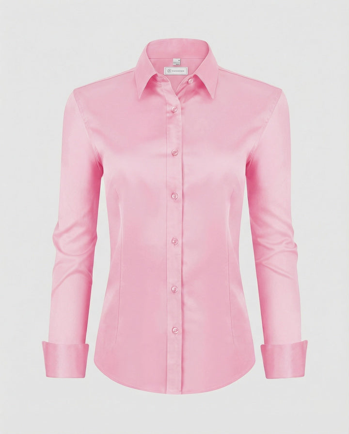 Damen Hemdbluse Stretch tailliert