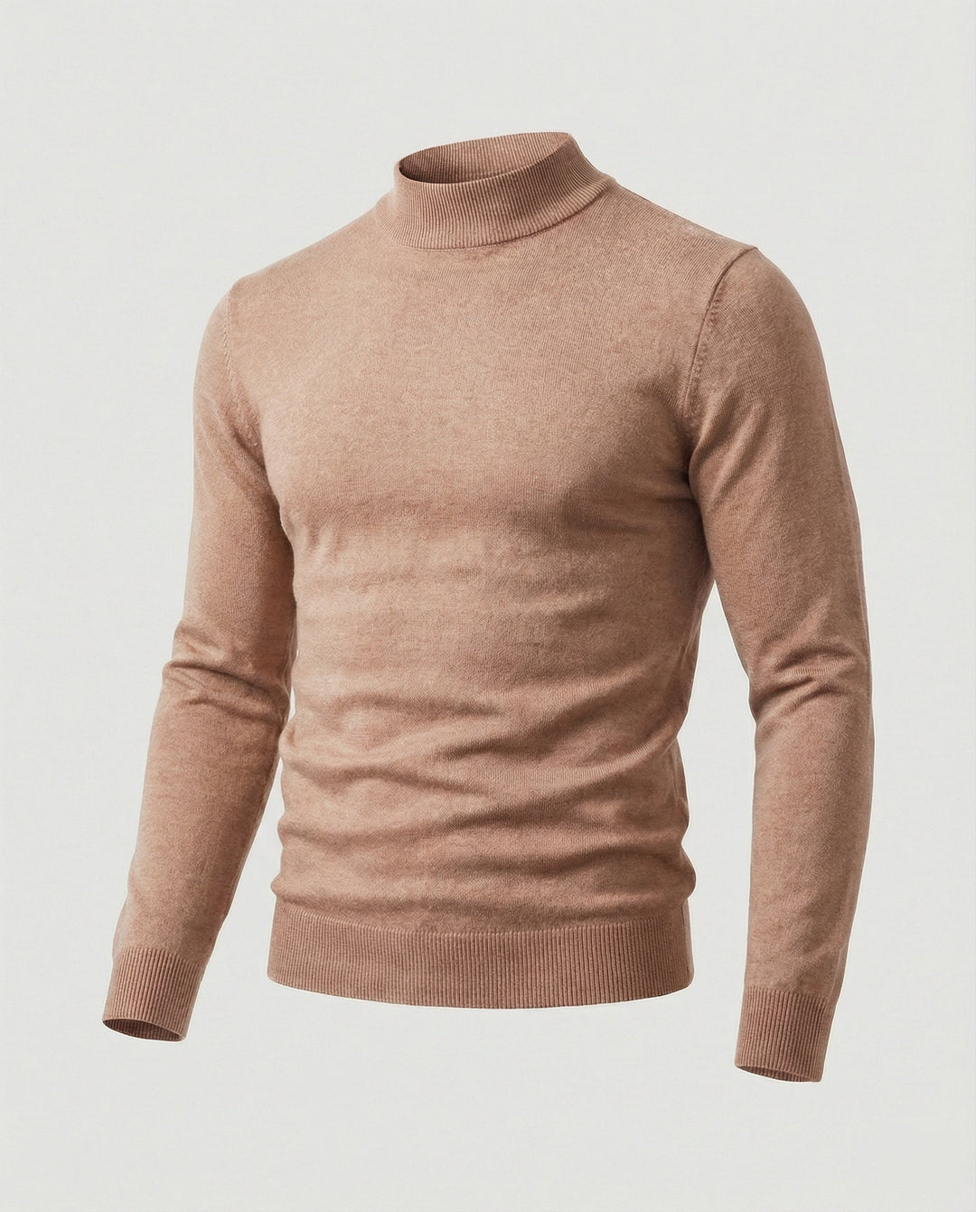 Herren eleganter Pullover mit Stehkragen Echoarchiv