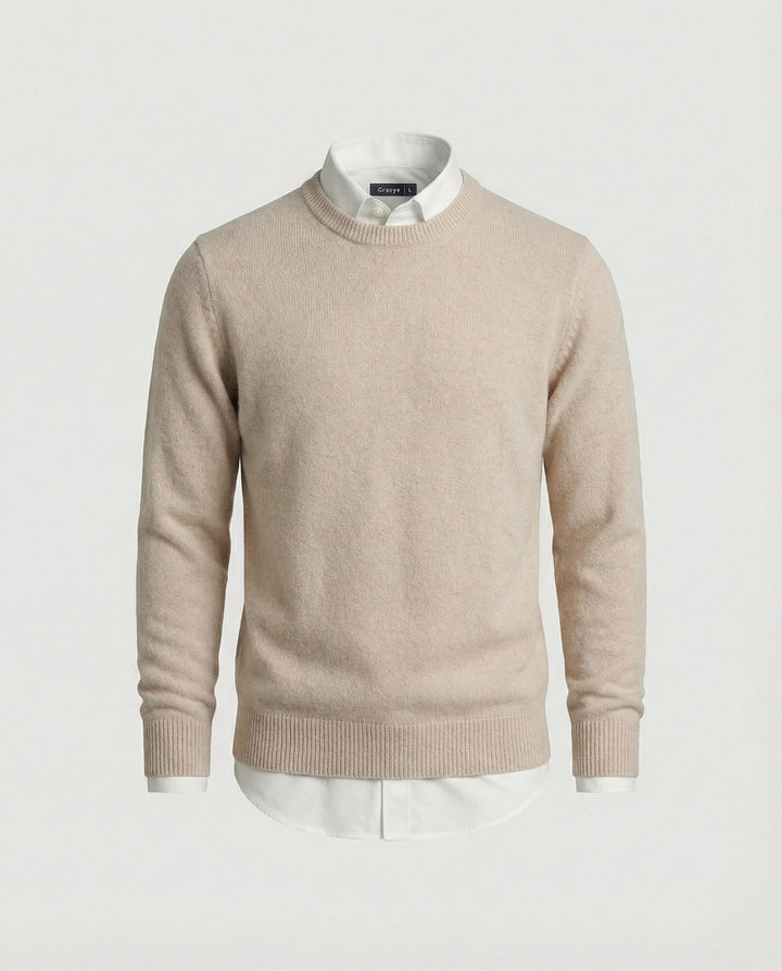 Luxuriöser Kaschmirpullover Herbst