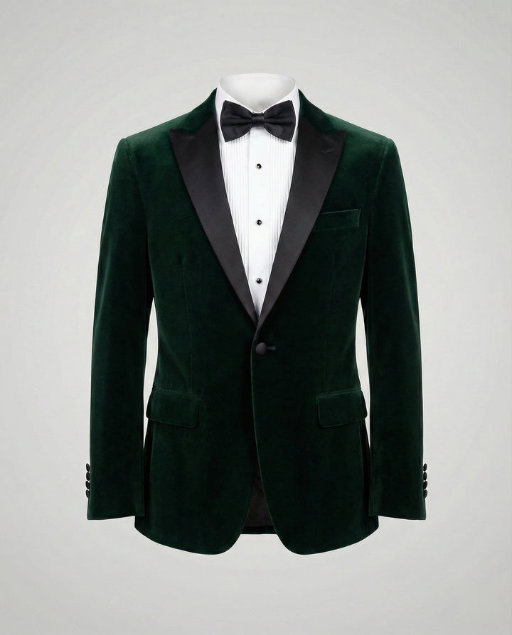 Echoarchiv | Herren Sommerjacke mit Schmaler Passform und Kontrastierendem Revers