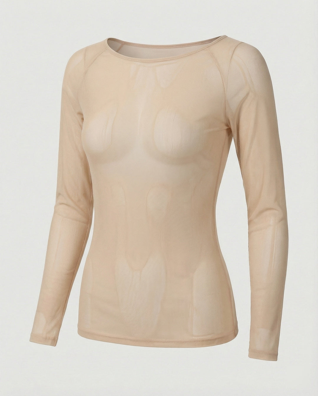 Echoarchiv | Langärmeliges Mesh-Top