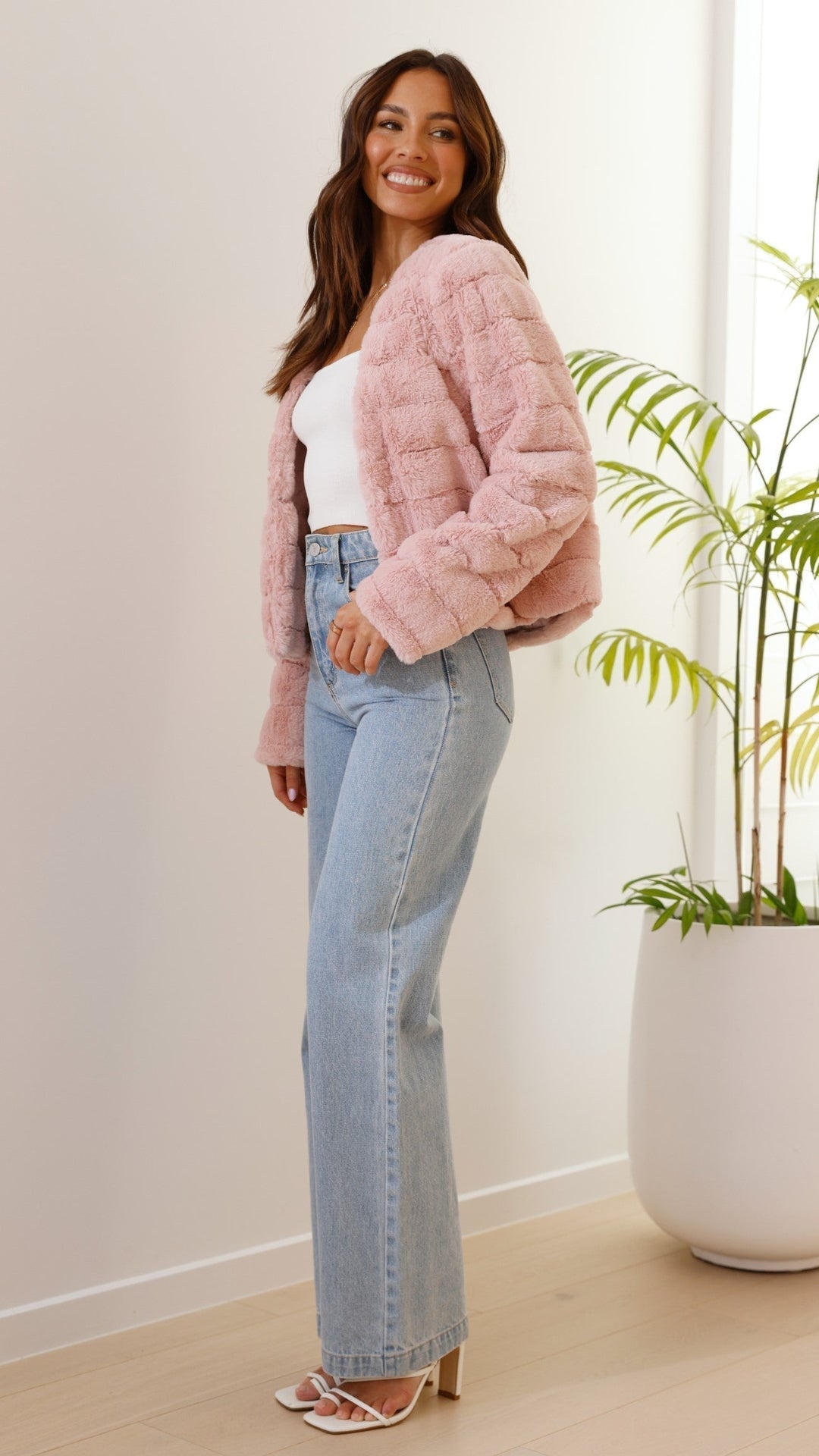 Echoarchiv | Luxus Damen Crop Jacke