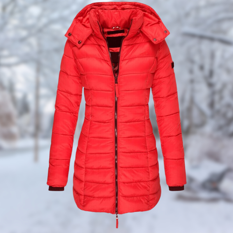 Echoarchiv | Stilvolle Halblange Winterjacke Für Damen