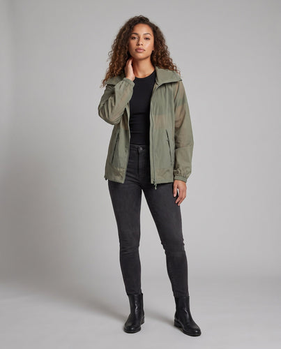 Damen leichte Outdoor-Jacke mit atmungsaktiver Membran Echo Archiv