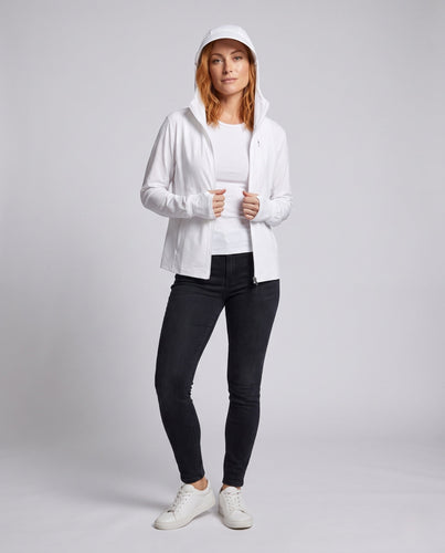 Damen leichte Sportjacke mit hoher Atmungsaktivität und innovativer Kapuze Echo Archiv