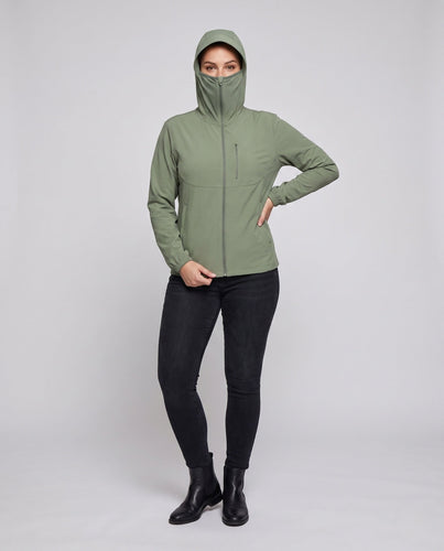 Damen leichte und atmungsaktive Sportjacke Echo Archiv