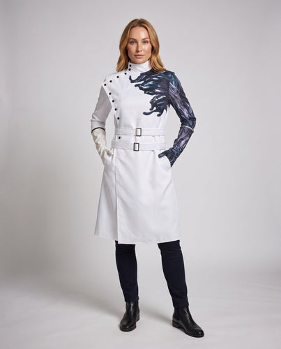 Damen Kostümjacke mit einzigartigem Design und passenden Accessoires – Célinea