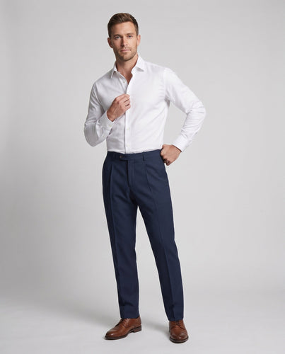 Herren elegante Anzughose mit feinem Schnitt Echoarchiv