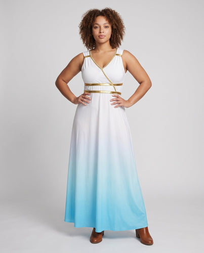 Damen antikes griechisches Abendkleid Echo Archiv