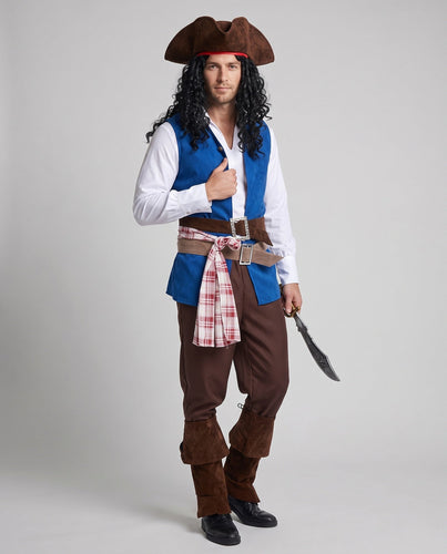 Herren Piratenkostüm mit authentischen Details und hochwertigem Material Echo Archiv