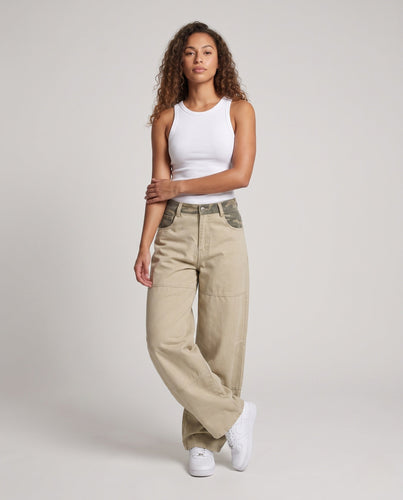 Damen Stilvolle Lockere Cargo-Hosen Echoarchiv