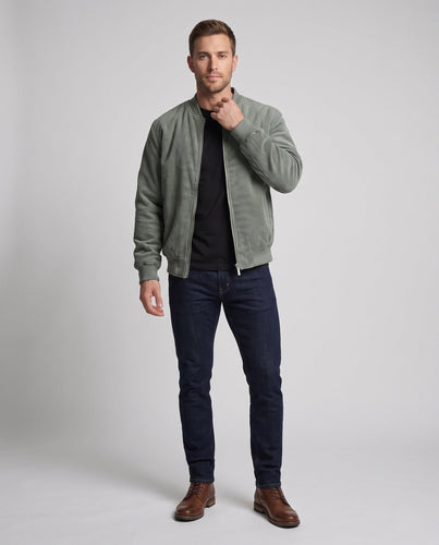 Herren Cord-Blouson mit gesteppter Thermo-Innenfütterung und Rippbündchen Echoarchiv