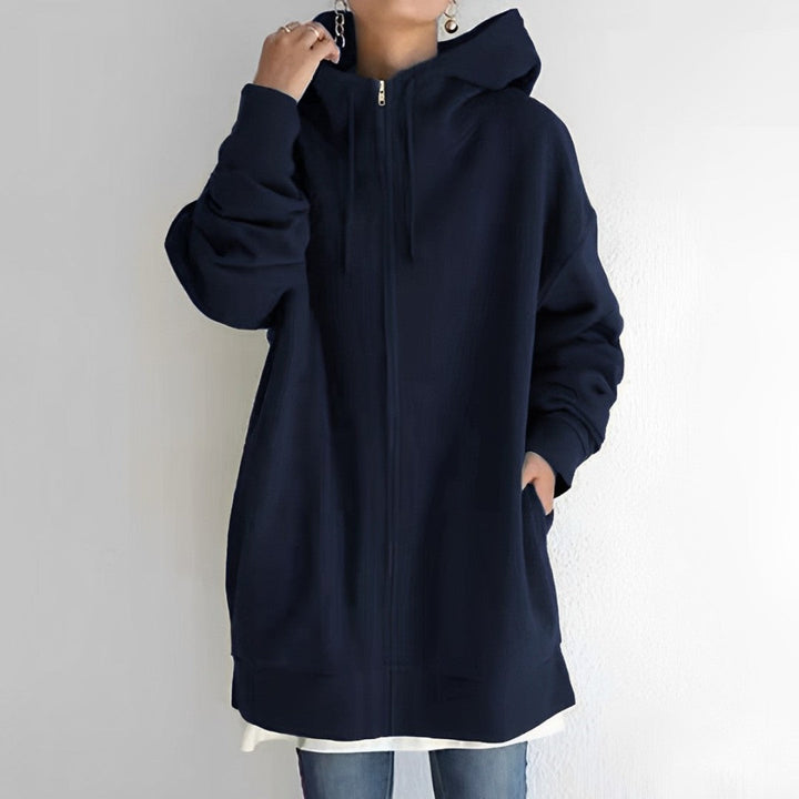 Echoarchiv | Fleece-Hoodie mit Reißverschluss