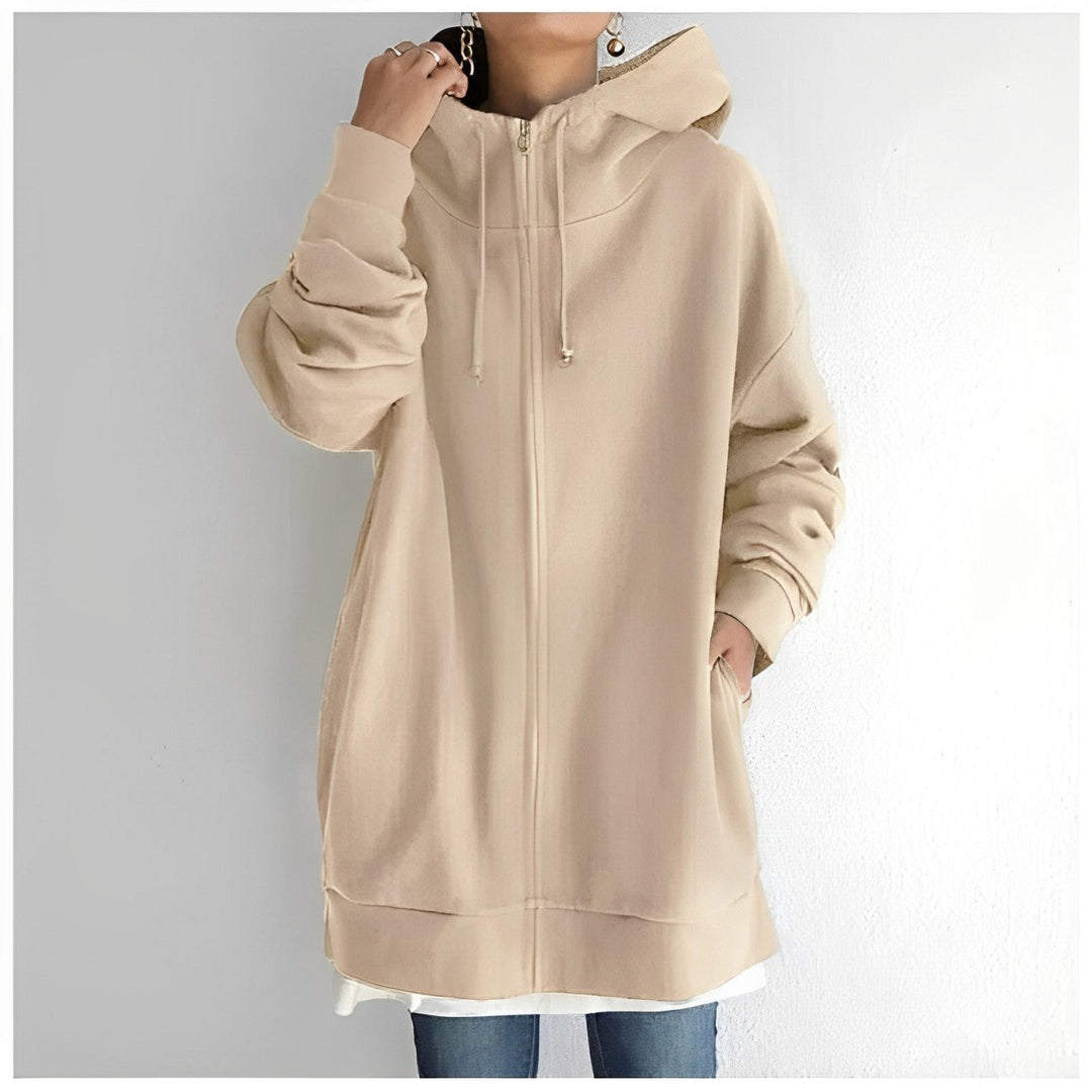 Echoarchiv | Fleece-Hoodie mit Reißverschluss