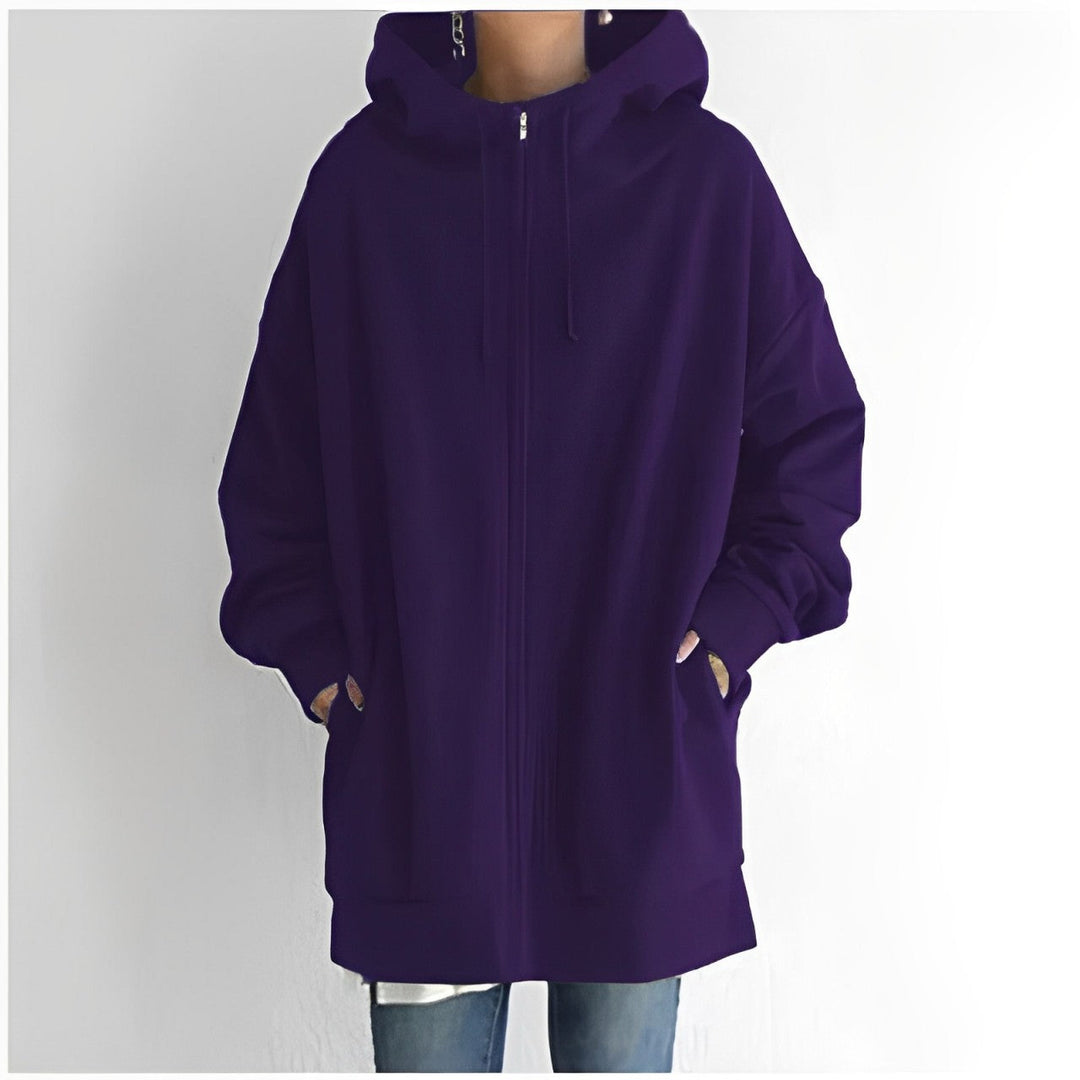 Echoarchiv | Fleece-Hoodie mit Reißverschluss