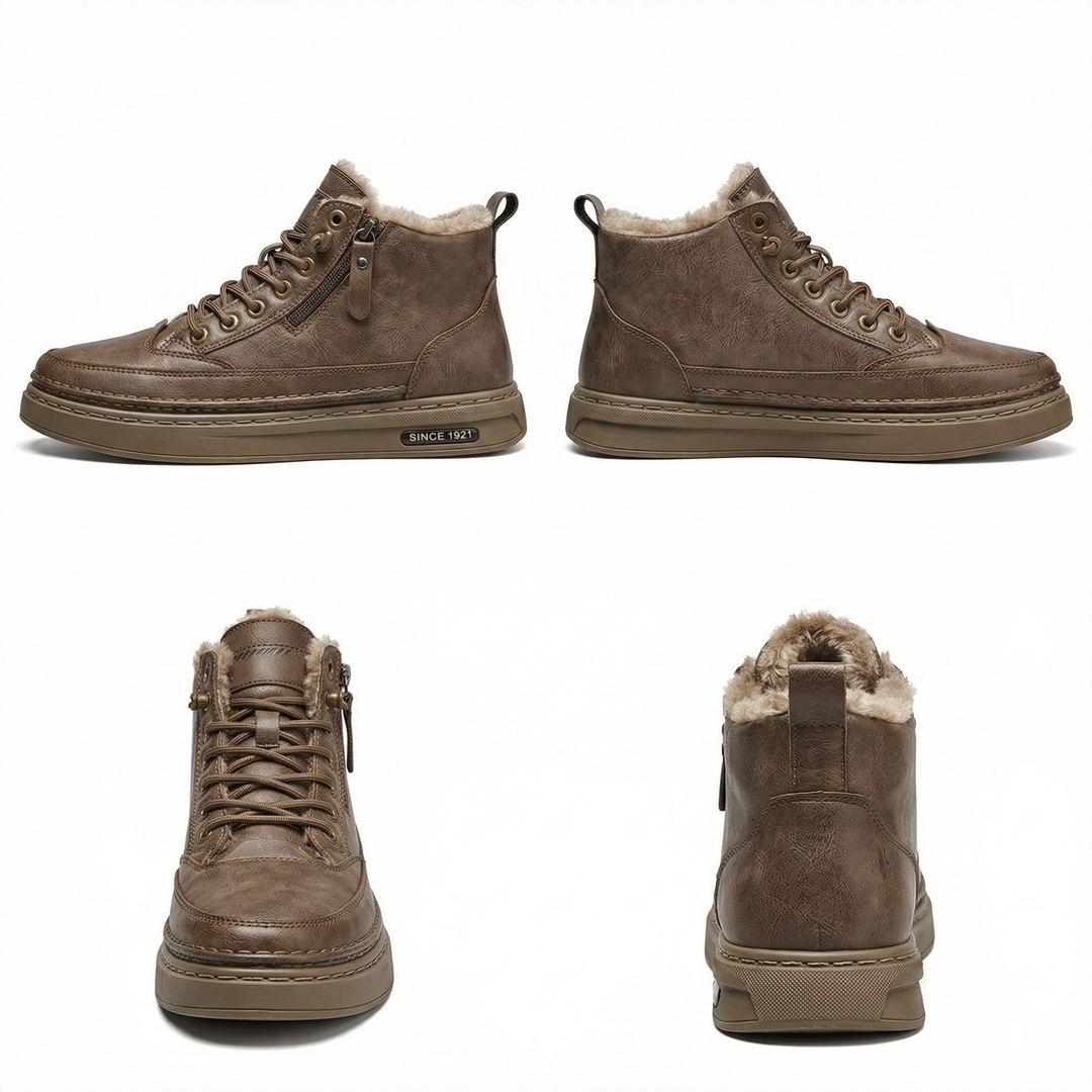 Echoarchiv | Herren Schneestiefel mit warmem Baumwollfutter und rutschfester Sohle