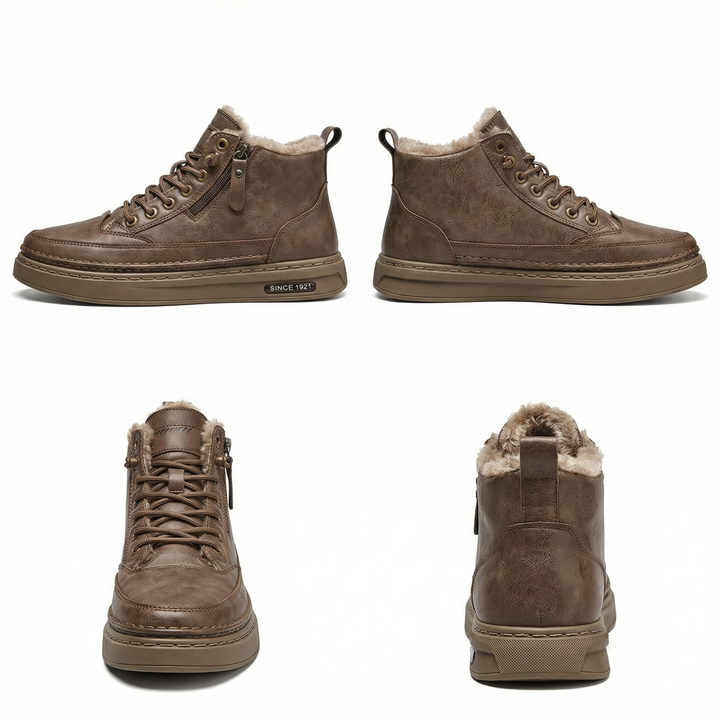 Echoarchiv | Herren Schneestiefel mit warmem Baumwollfutter und rutschfester Sohle