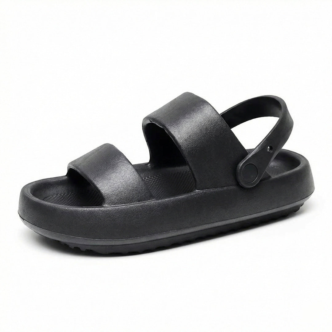 Echoarchiv | Orthopädische Sandalen Comfort Plus Pantoletten mit Doppelriemen Gepolsterte, Lässige Slip-On-Sandalen