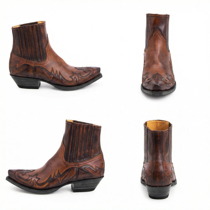 Robuste Leder-Cowboystiefel für Damen Echoarchiv