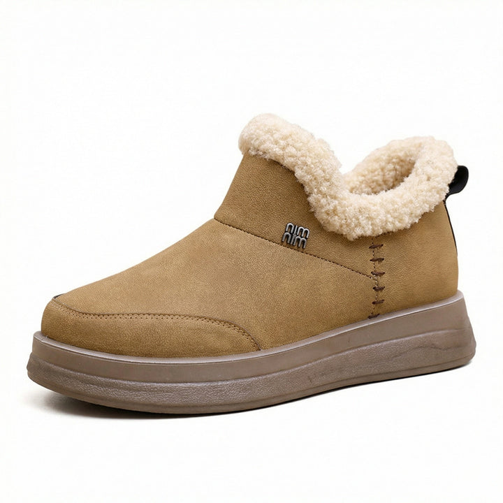 Damen Lammfell gefütterte Winterstiefel Echoarchiv