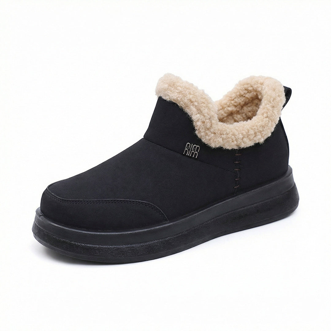 Damen Lammfell gefütterte Winterstiefel Echoarchiv
