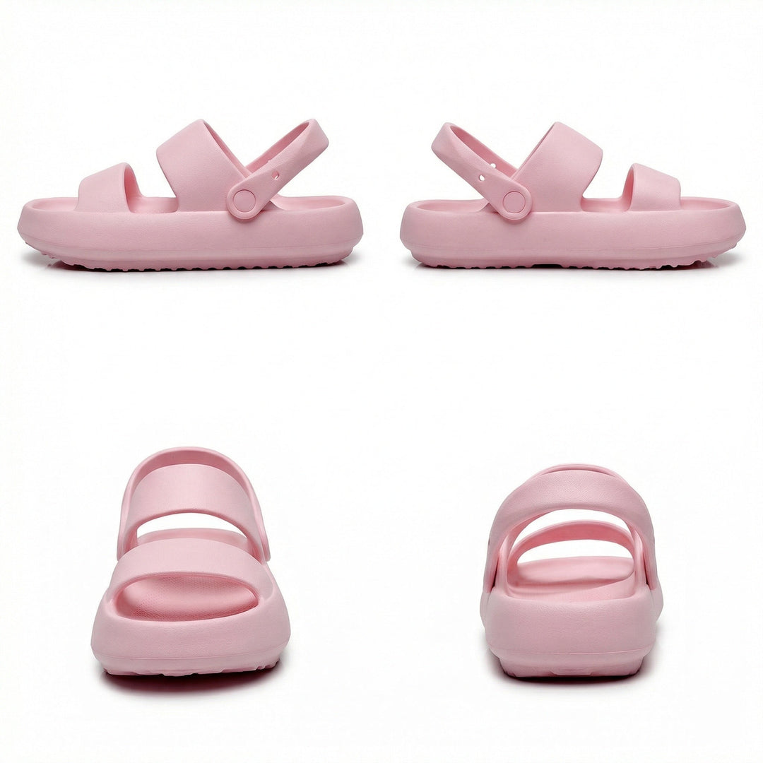 Echoarchiv | Orthopädische Sandalen Comfort Plus Pantoletten mit Doppelriemen Gepolsterte, Lässige Slip-On-Sandalen