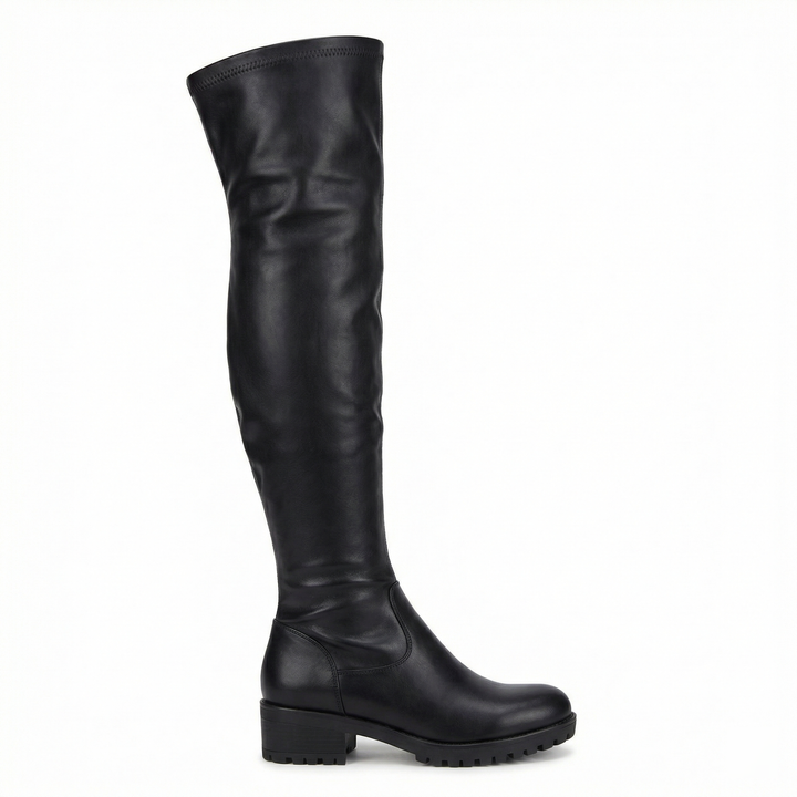 Echoarchiv | Flache Overknee-Stiefel aus für den Winter