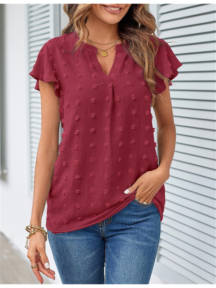 Echoarchiv | Bluse mit Patchwork und Rüschen
