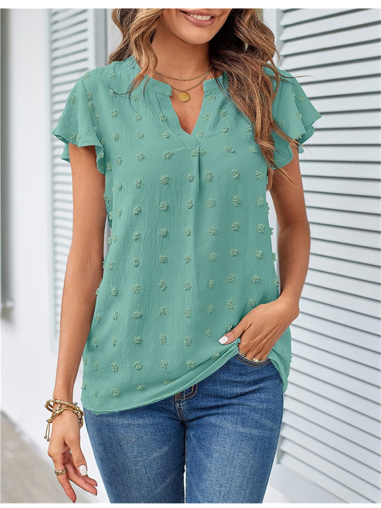 Echoarchiv | Bluse mit Patchwork und Rüschen