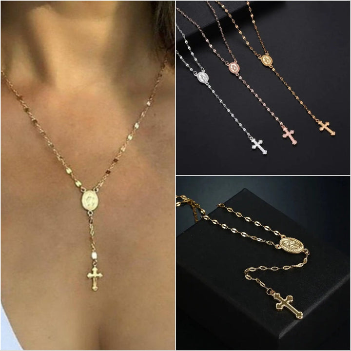 Elegante Rosenkranz Kette für Damen – Avelisse