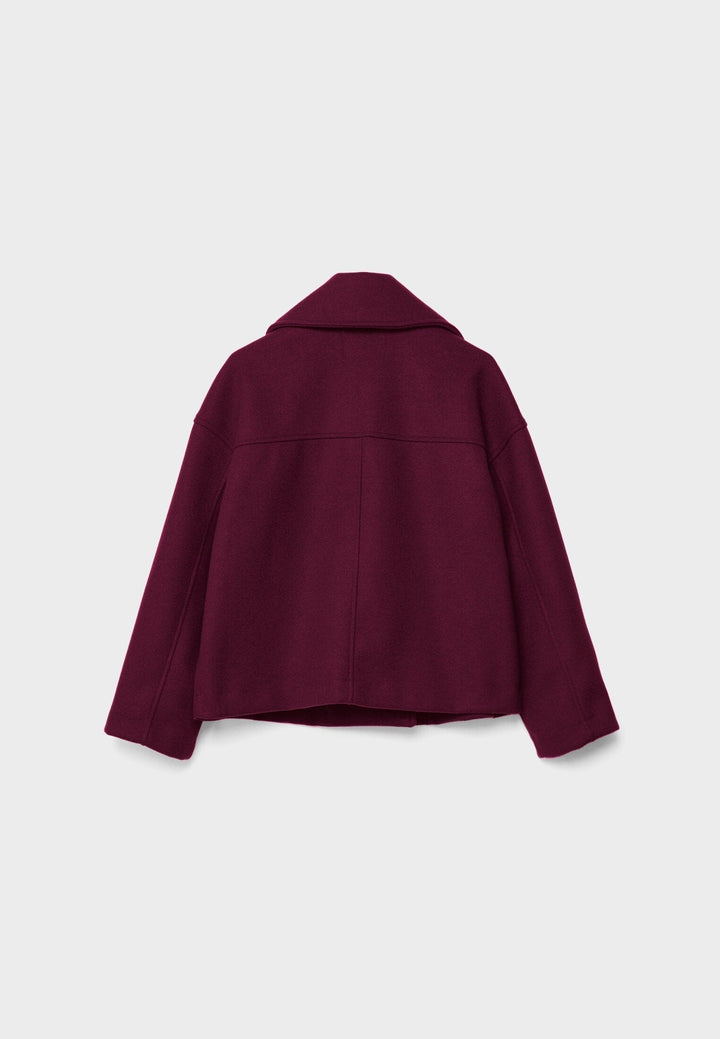 Echoarchiv | Damen Kurzer Mantel Oversize Herbst Übergang