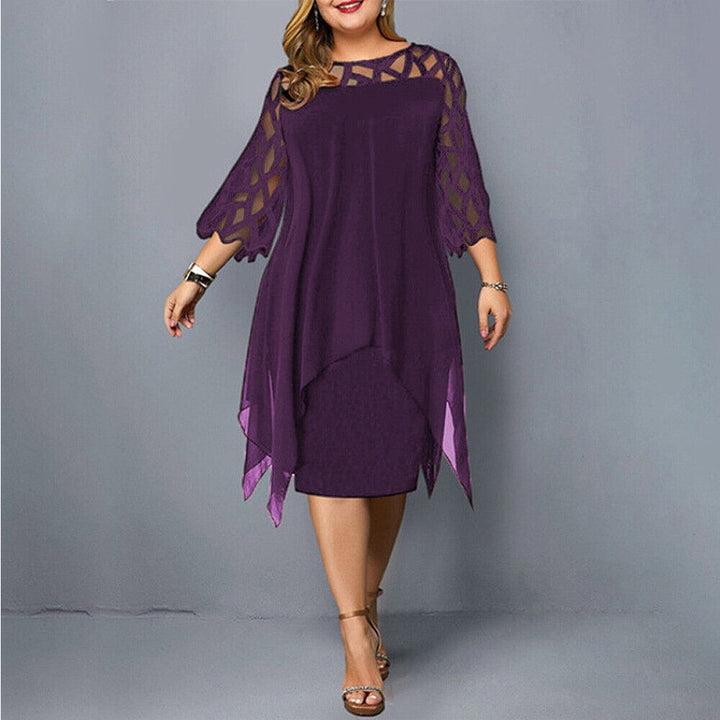 Echoarchiv | Midi-Kleid In Übergröße für Modische Looks