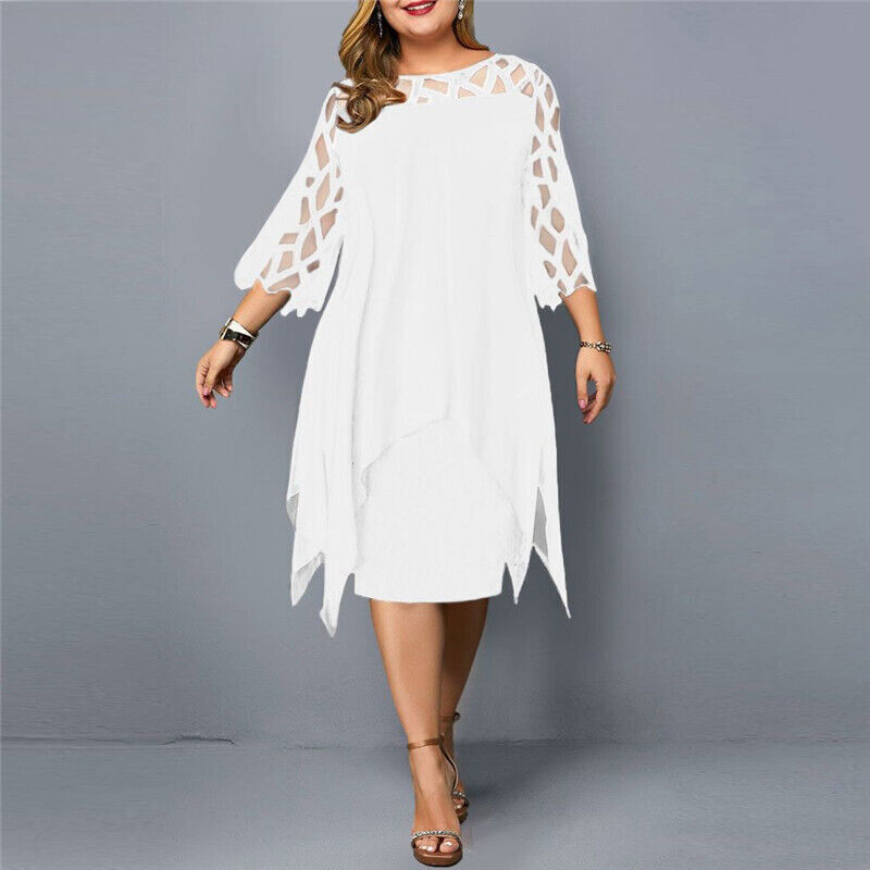 Echoarchiv | Midi-Kleid In Übergröße für Modische Looks