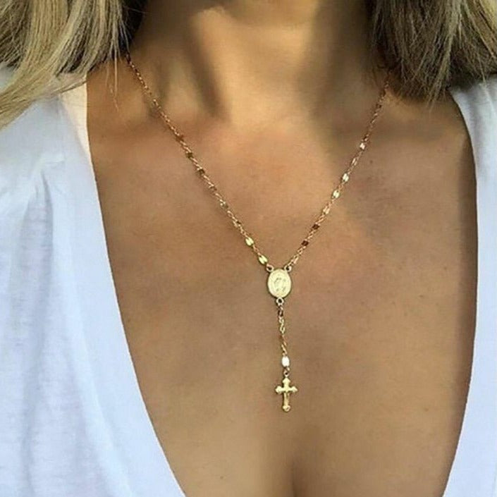 Elegante Rosenkranz Kette für Damen – Avelisse