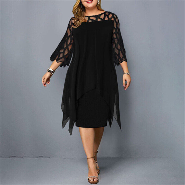 Echoarchiv | Midi-Kleid In Übergröße für Modische Looks
