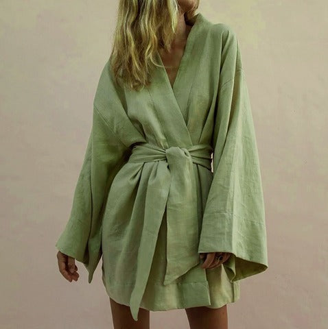 Echoarchiv | Luxus Kimono mit Gürtel