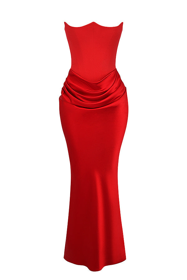 Echoarchiv | Elegante Strapless Korsettkleid