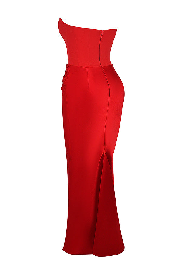 Echoarchiv | Elegante Strapless Korsettkleid
