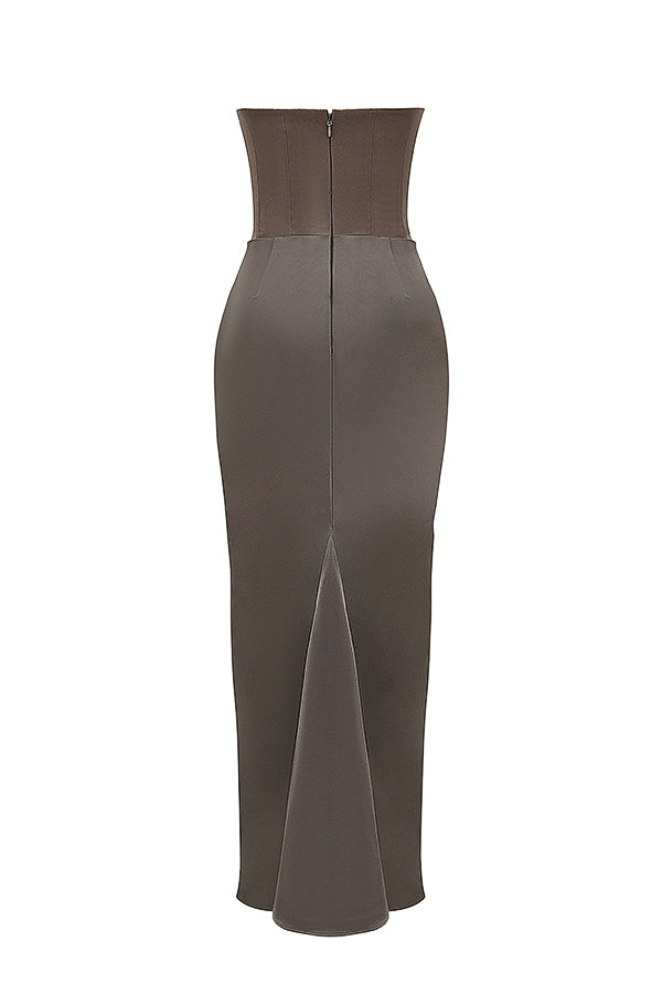 Echoarchiv | Elegante Strapless Korsettkleid