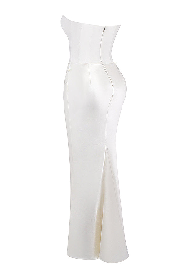 Echoarchiv | Elegante Strapless Korsettkleid