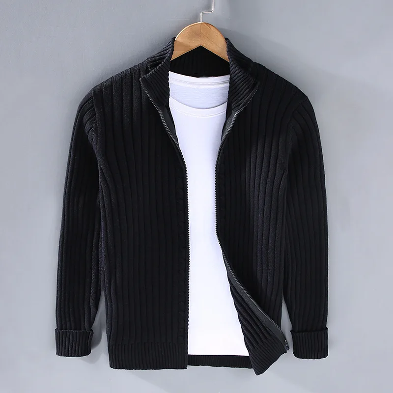 Echoarchiv | Rollkragenstrickjacke für Männer
