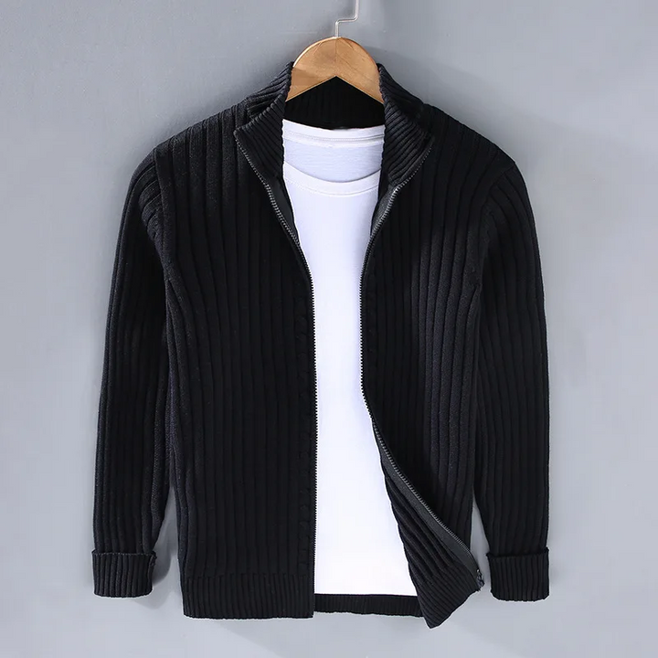 Echoarchiv | Rollkragenstrickjacke für Männer