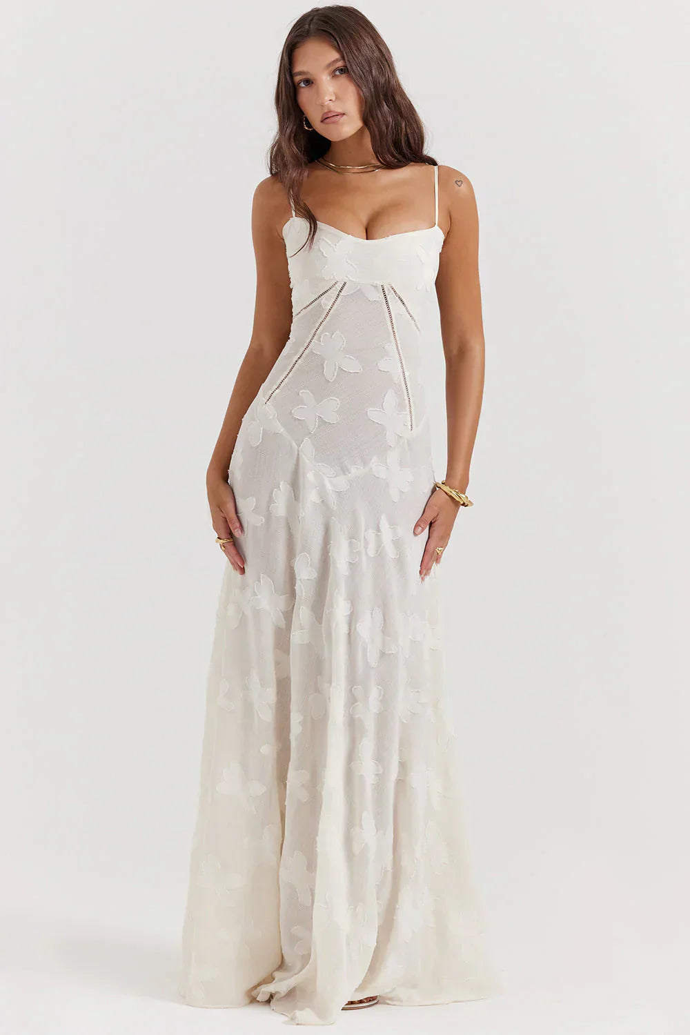 Korsett Maxikleid – Elegantes Damenkleid