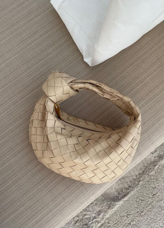 Elegante Gitterstruktur-Handtasche
