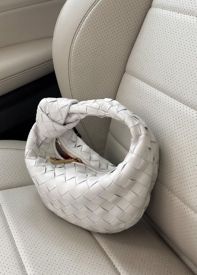 Elegante Gitterstruktur-Handtasche