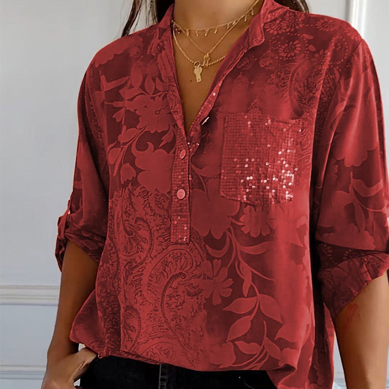 Echoarchiv | Eleganter V-Ausschnitt – Feminin und Stilvoll