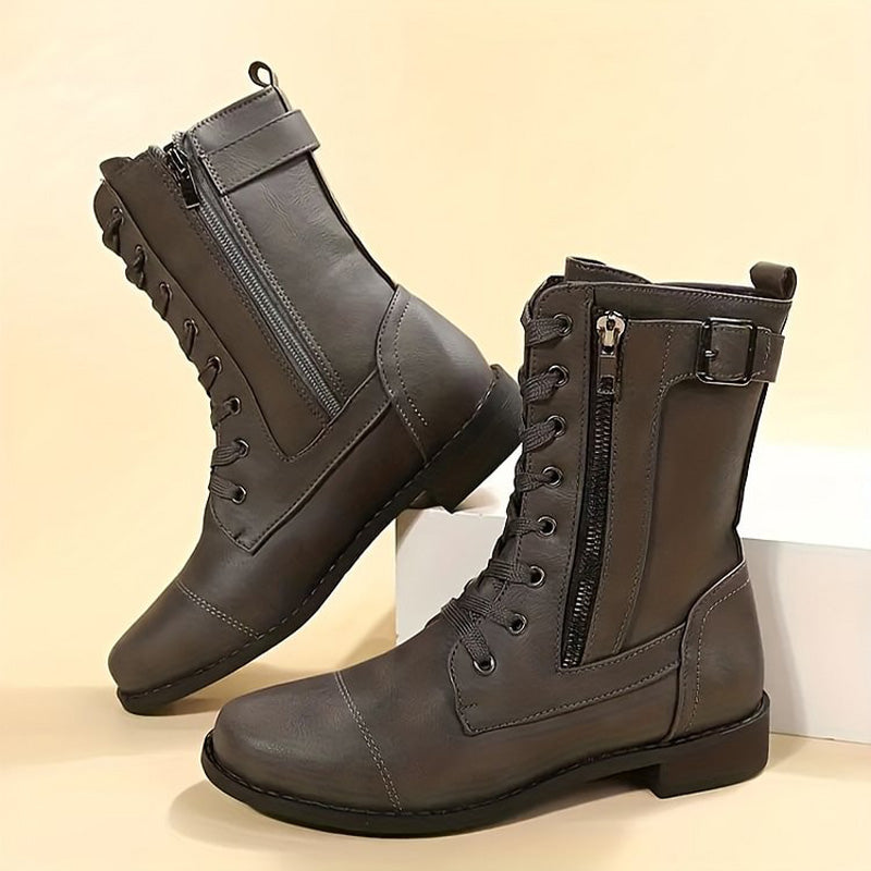 Echoarchiv | Orthopädische Stiefeletten mit seitlichem Reißverschluss