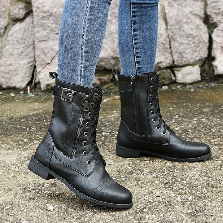 Echoarchiv | Orthopädische Stiefeletten mit seitlichem Reißverschluss
