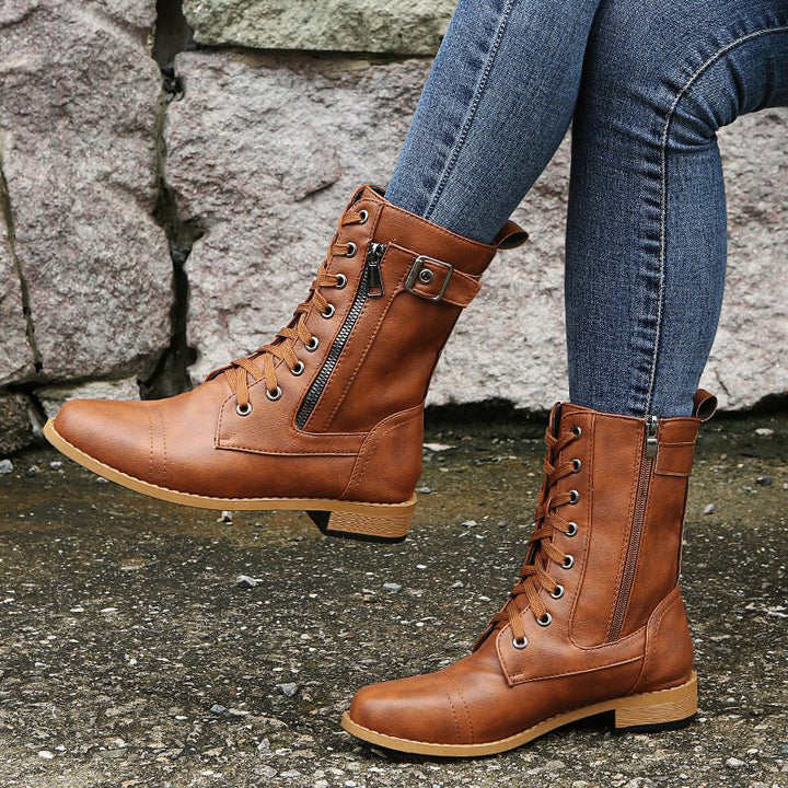 Echoarchiv | Orthopädische Stiefeletten mit seitlichem Reißverschluss